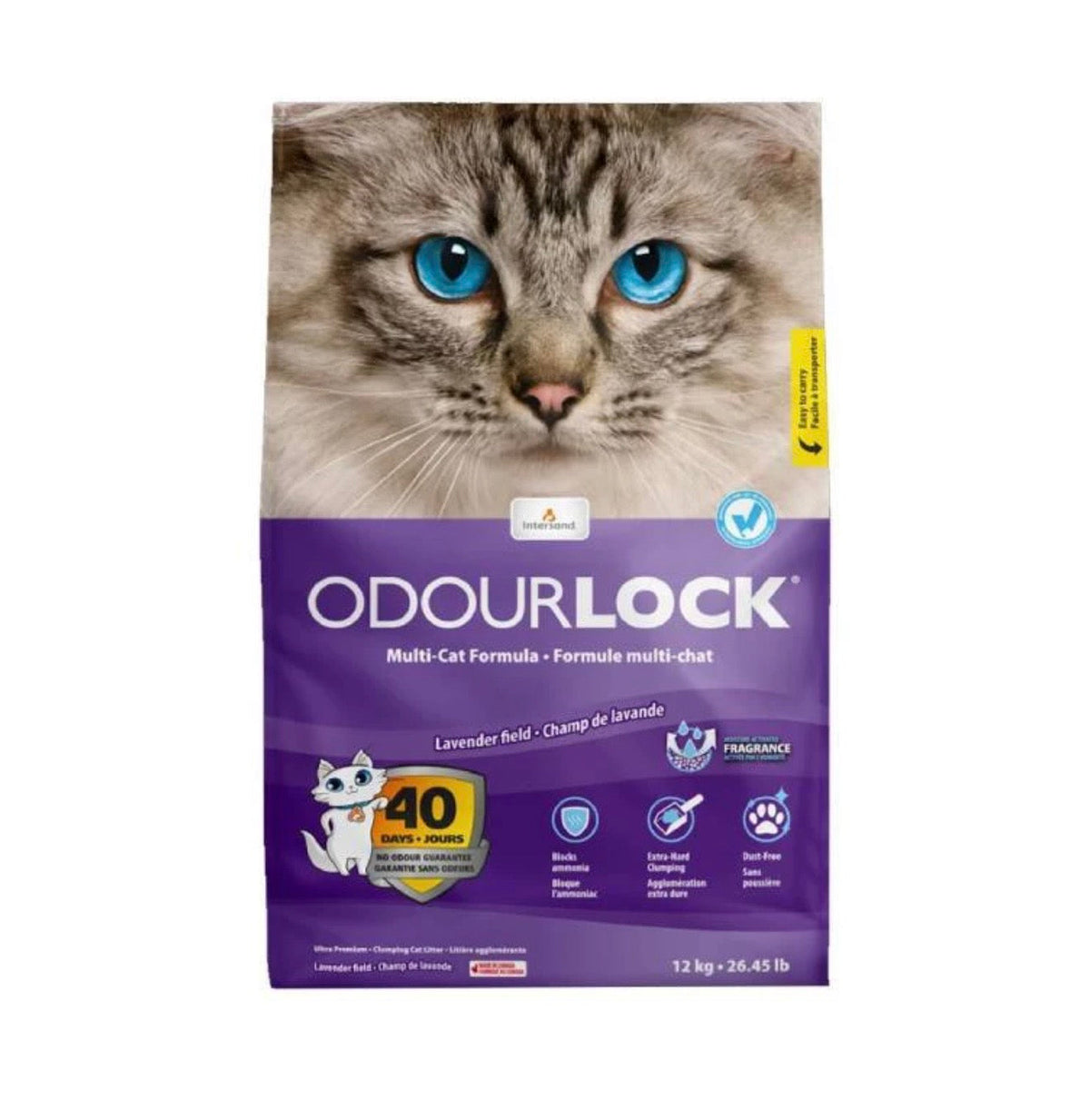 OdourLock Multi-Cat Lavender Field 12kg
