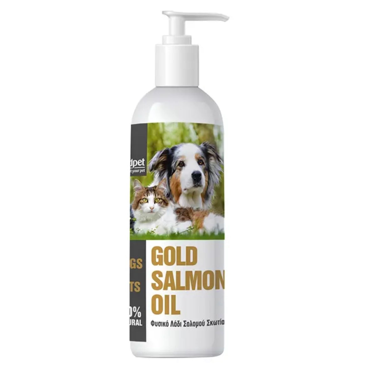 Mad Pet Gold Salmon Oil - Φυσικό Λάδι Σολομού Σκωτίας 200ml
