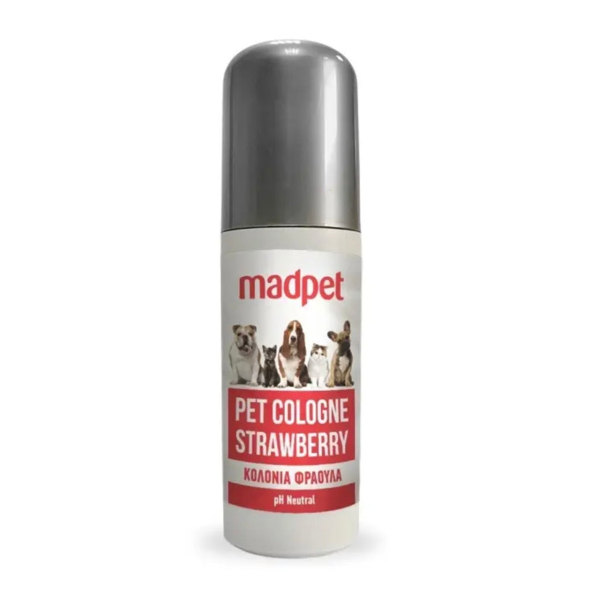 Mad Pet Pet Cologne Strawberry - Κολώνια Φράουλα 120ml