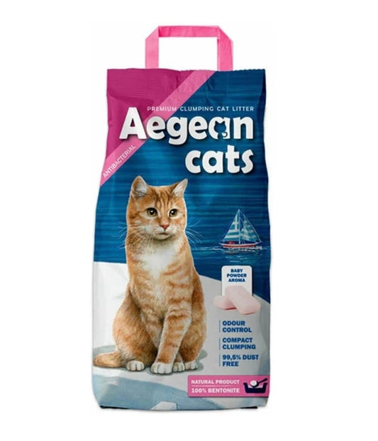 Aegean Cats Άμμος Υγιεινής Baby Powder 5kg