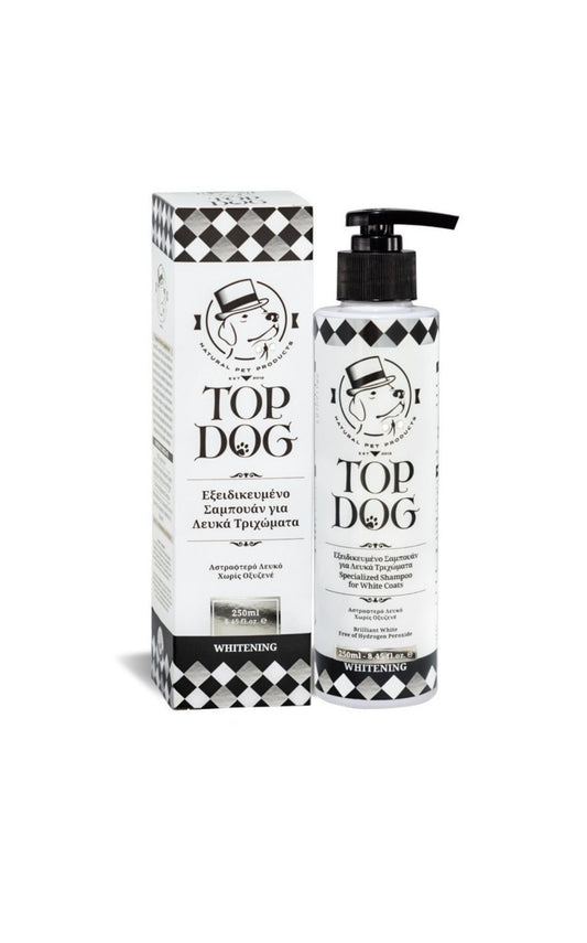 Top Dog Σαμπουάν Whitening για λευκό τρίχωμα 250ml"