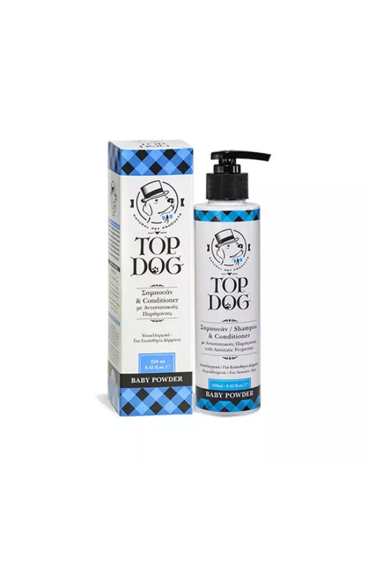 Top Dog Σαμπουάν & Conditioner Baby Powder 250ml