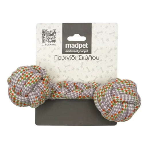 Mad Pet Βαμβακερό Σχοινί Παιχνίδι Σκύλου 18x6cm