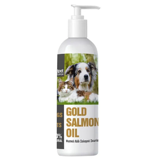 Mad Pet Gold Salmon Oil - Φυσικό Λάδι Σολομού Σκωτίας 200ml