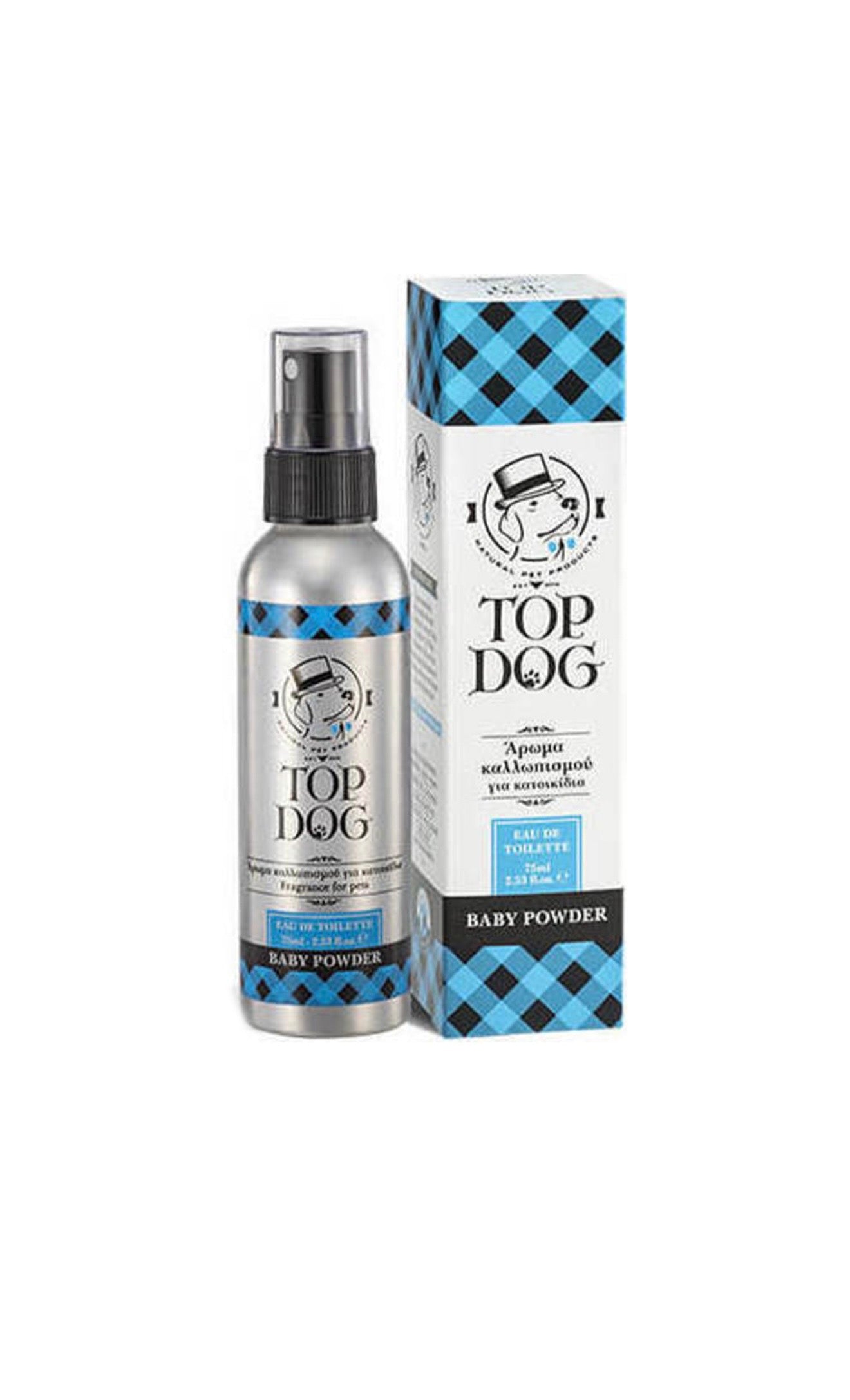 Top Dog Αρωματική Λοσιόν Κατοικιδίων Baby Powder 75ml