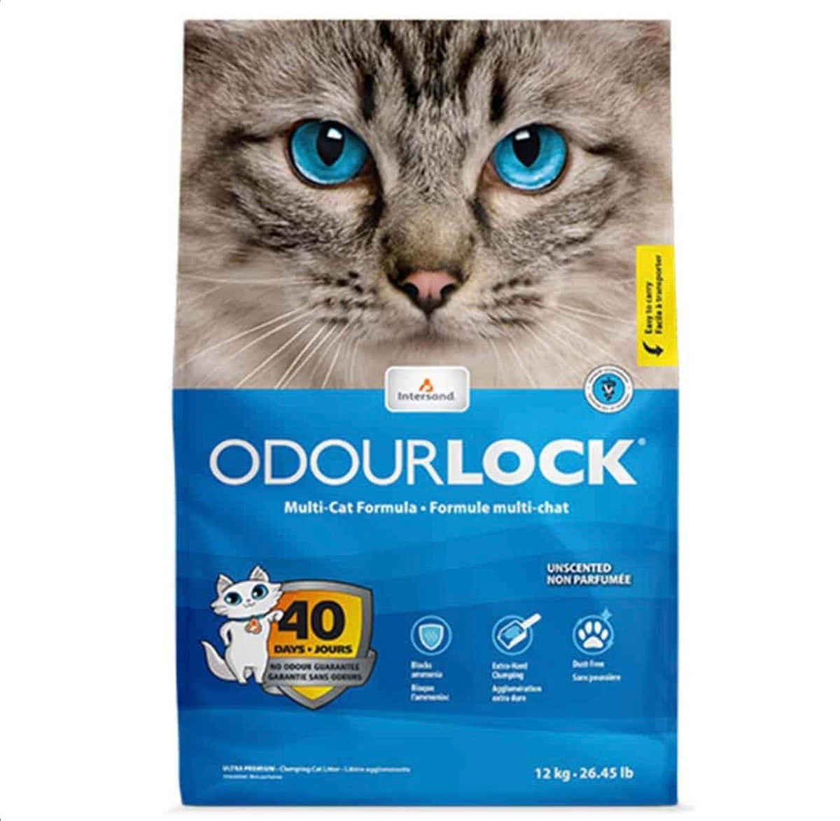 OdourLock Multi-Cat Unscented 12kg
