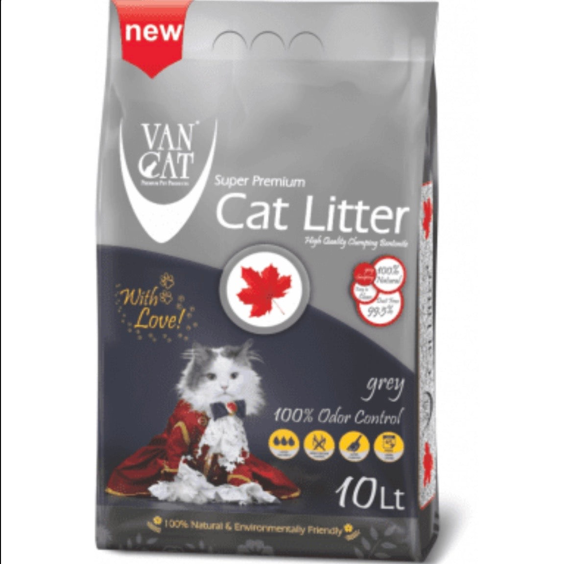 Van Cat Grey Άμμος Υγιεινής 10Lt