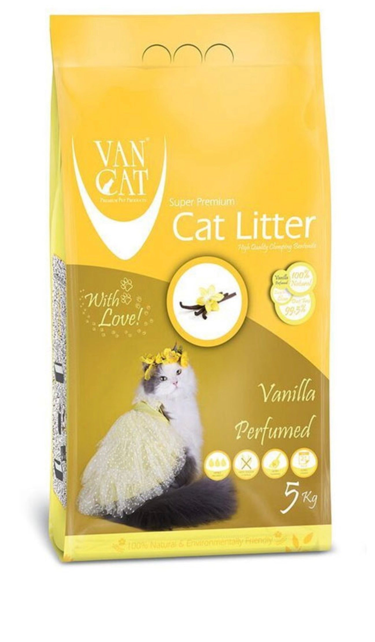 Van Cat Vanilla Άμμος Υγιεινής 5kg