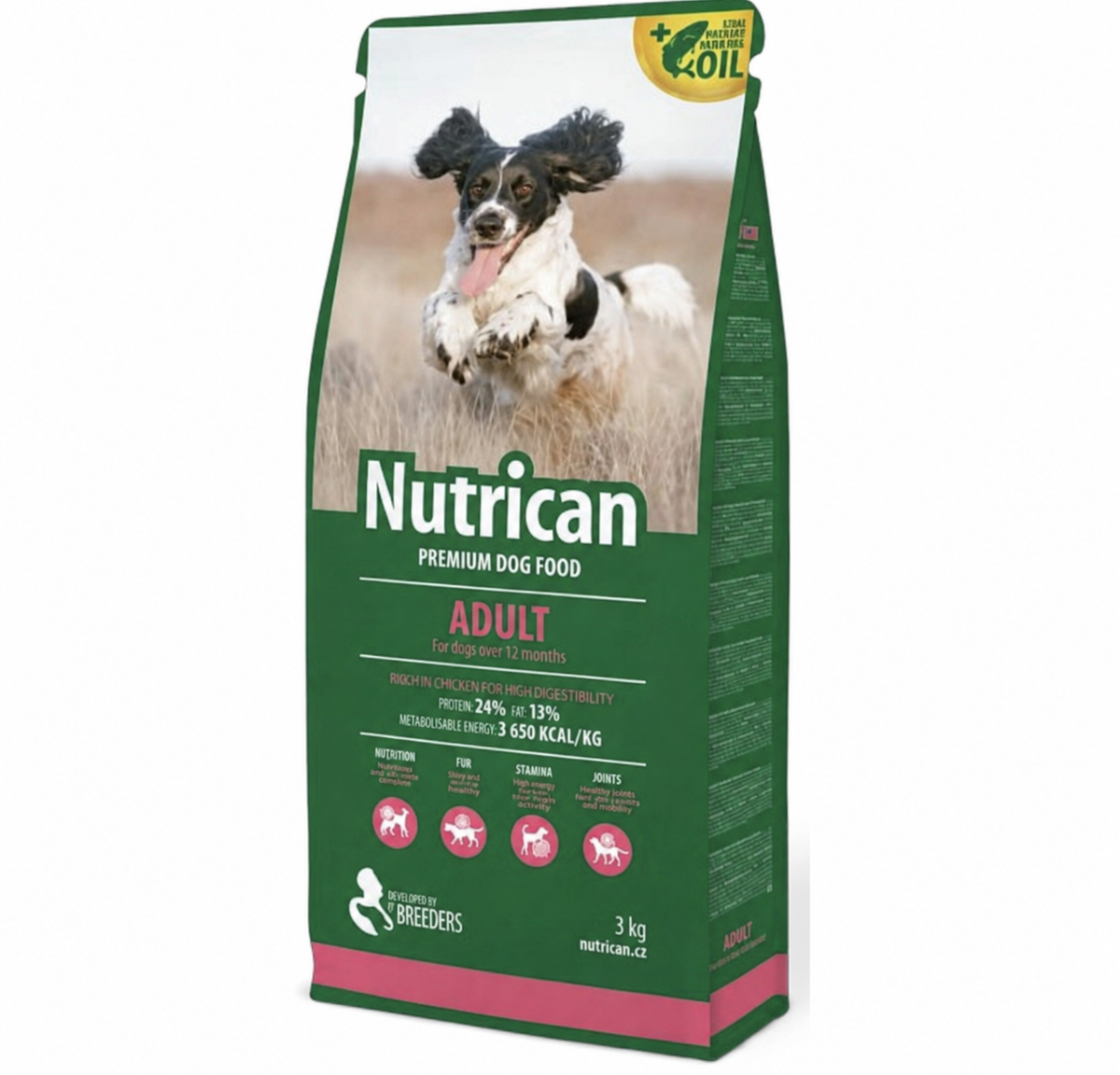 Nutrican Adult – Premium Ξηρά Τροφή για Ενήλικους Σκύλους 3kg